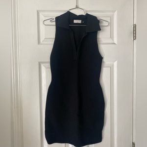Sculpt Knit Polo Dress